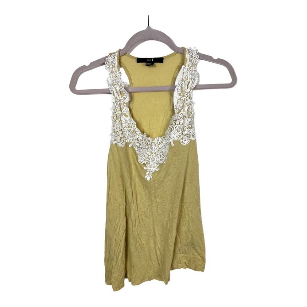Forever 21 mustard yellow tank top